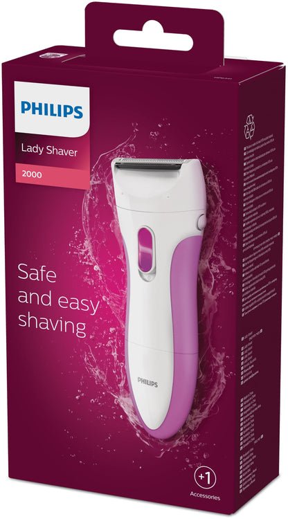 Philips HP6341/00 Ladyshave - Afeitadora femenina, color rosa